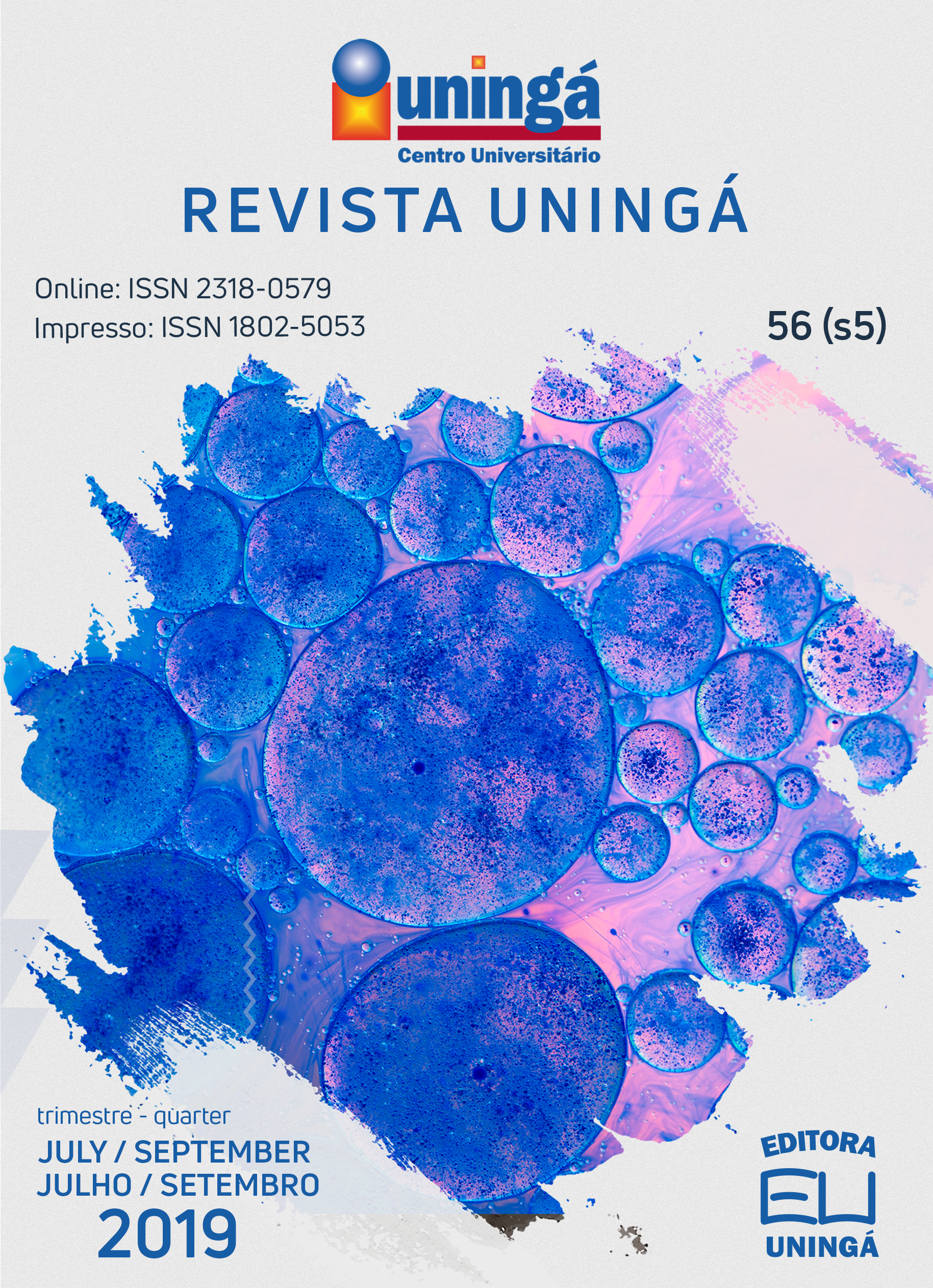 					Visualizar v. 56 n. S5 (2019): Edição Especial Odontologia
				